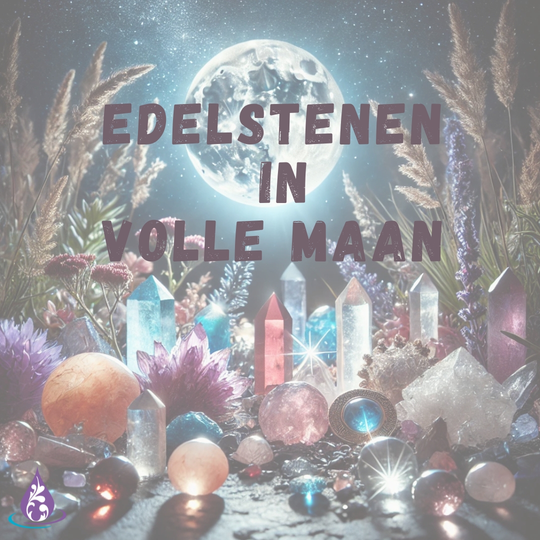 Edelstenen reinigen in Volle Maan