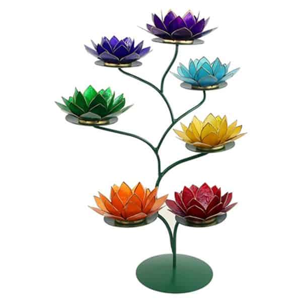 Chakra Lotus display groen