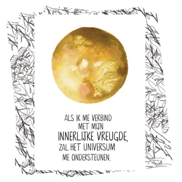 Het Universum staat achter je Orakelkaarten
