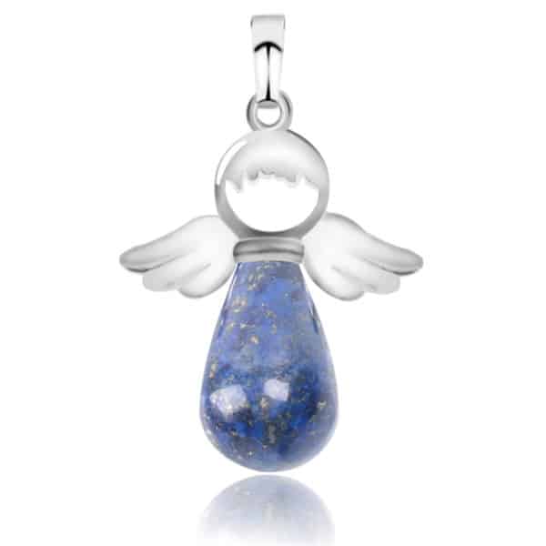 Kettinghanger engel vleugels Lapis Lazuli druppel edelsteen