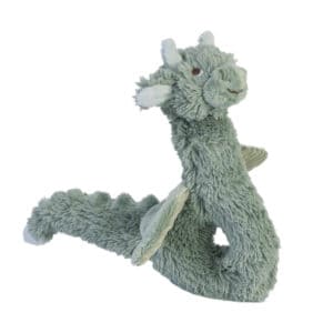 Knuffel rammelaar draak groen 18cm – Dragon Drake Rattle Happy Horse 133462