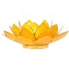 Lotus sfeerlicht geel 3e chakra gouden rand