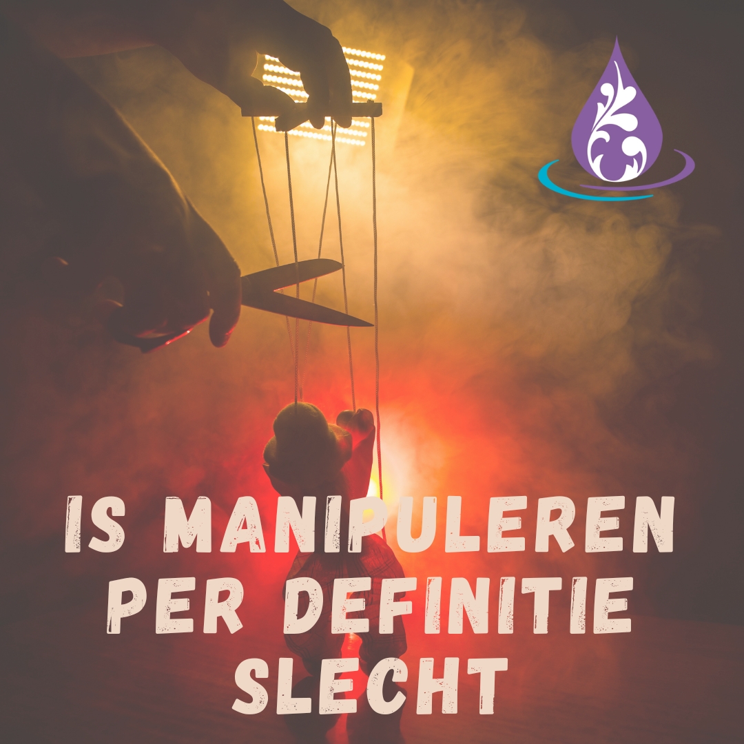 Is manipuleren per definitie slecht?