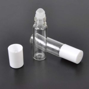 Parfumroller 5ml glasroller, glazen parfumroller flesjes essentiële olie (5 stuks)