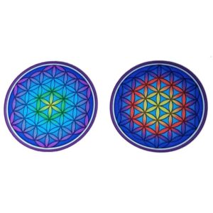 Raamsticker Bloem des Levens Mandala +- 6 cm
