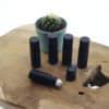 Rollerflesjes 5ml zwart glas parfumroller essentiële olie + rvs roller inzet