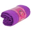 Yoga handdoek siliconen antislip paars
